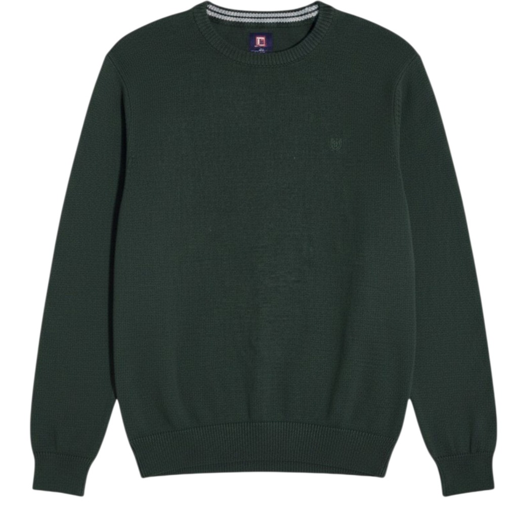 Chaps Long Sleeve Cotton Knit‎ Crewneck Sweater Green Men's XXL NWT CM35SE100K